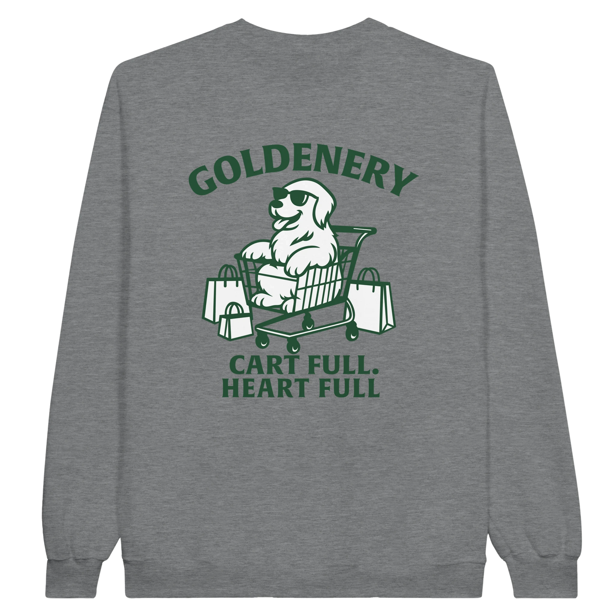 ring spun sports grey / S / Golden Shopper Vibes