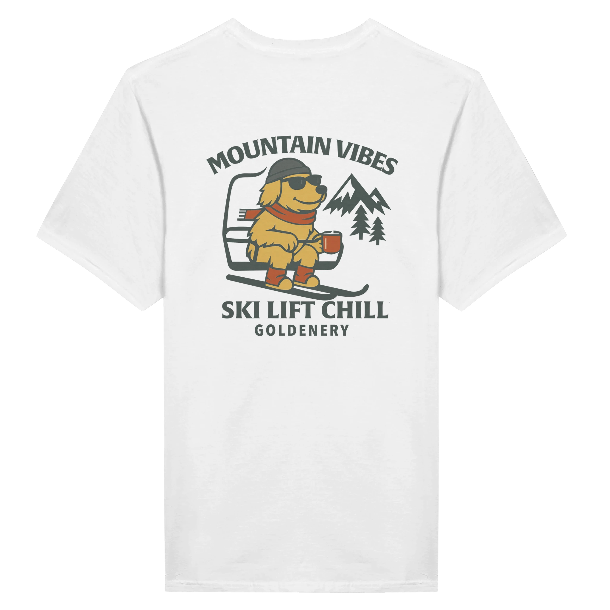 White / S / Ski Lift Dog