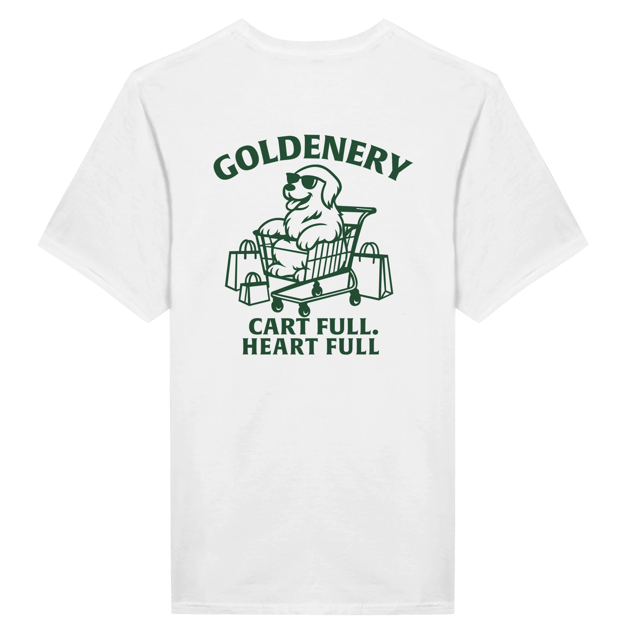 White / S / Golden Shopper Vibes